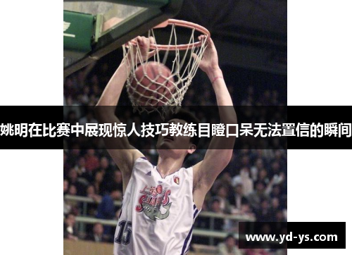 姚明在比赛中展现惊人技巧教练目瞪口呆无法置信的瞬间
